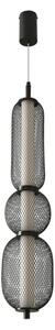 Pendul cu cablu PUMA LED/15W/230V, diam. 14 cm, negru