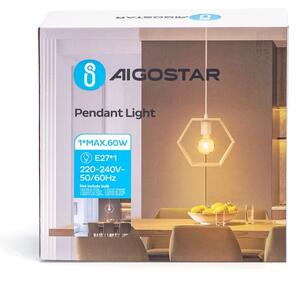 Aigostar - Lustră LED din pin pe cablu 1xE27/9W/230V 2200K