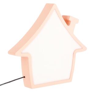 Lampă de birou pentru copii HOUSE LED/10W/230V roz