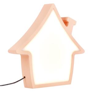 Lampă de birou pentru copii HOUSE LED/10W/230V roz