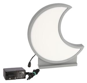 Lampă de birou pentru copii MOON LED/12W/230V, gri