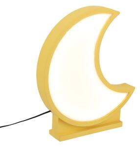 Lampă de birou pentru copii MOON LED/12W/230V, galbenă