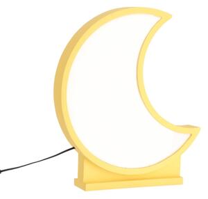 Lampă de birou pentru copii MOON LED/12W/230V, galbenă