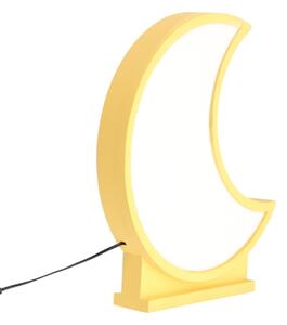 Lampă de birou pentru copii MOON LED/12W/230V, galbenă