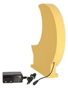 Lampă de birou pentru copii MOON LED/12W/230V, galbenă