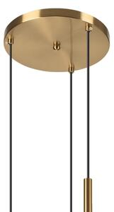 Lustră suspendată pe cablu CHITA 3xG9/5W/230V aurie