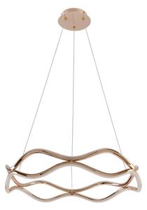 Lustră LED suspendată pe cablu VAVE LED/28W/230V aur roz
