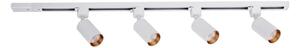 Spot pe șină TRACER 4x GU10/10W/230V, 1 m, alb