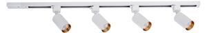 Spot pe șină TRACER 4x GU10/10W/230V, 1 m, alb