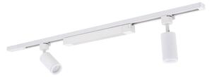 Spot LED pe șină TRACER 2xGU10/10W/230V + LED/20W, 1 m, alb