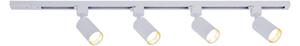 Spot pe șină TRACER 4x GU10/10W/230V, 1 m, alb