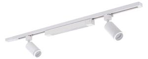 Spot LED pe șină TRACER 2xGU10/10W/230V + LED/20W, 1 m, alb