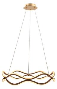 Lustră LED suspendată pe cablu VAVE LED/28W/230V aur roz