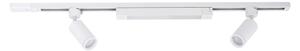 Spot LED pe șină TRACER 2xGU10/10W/230V + LED/20W, 1 m, alb