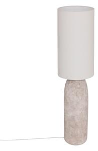 Atmosphera - Lampă de podea KEYAH, 1xE27/40W/230V, 111 cm, gri
