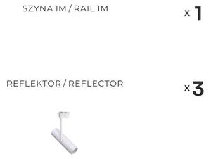 Zuma Line 3557 - Lampă spot pe șină LISA 3xGU10/35W/230V albă