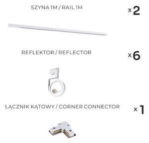 Zuma Line 3580 - Spot pe șină MASTER 6xGU10/15W/230V alb