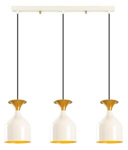 Lustră pe cablu SIVANI 3xE27/40W/230V alb/cupru