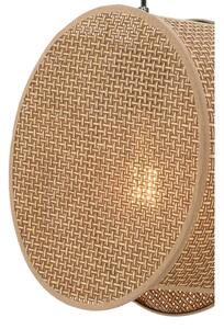 Pendul pe cablu BIG DRUM 1xE27/60W/230V maro