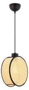 Pendul pe cablu DRUM 1xE27/60W/230V bej/negru