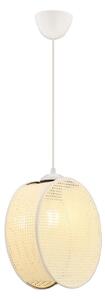 Lustră pe cablu DRUM 1xE27/60W/230V crem