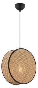 Pendul cu cablu BIG DRUM, 1 x E27, 60 W, 230 V, maro/negru
