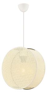 Pendul pe cablu BIG DRUM 1xE27/60W/230V, crem
