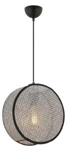 Lustră pe cablu BIG DRUM 1xE27/60W/230V gri/negru