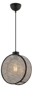 Candelabru cu cablu DRUM, 1 x E27, 60W, 230V, gri/negru
