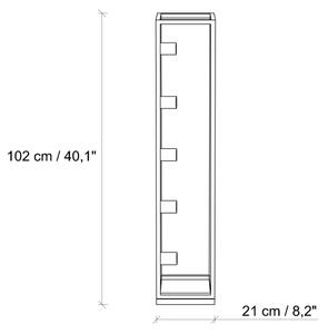 Lampadar KAFES 5xE27/40W/230V auriu