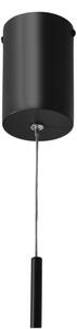 Pendul LED pe cablu PUMA LED/10W/230V diam. 15 cm negru