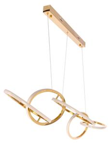Lustră LED cu cablu ANNELI LED/45W/230V 125 cm, aurie