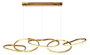Lustră LED cu cablu ANNELI LED/45W/230V 125 cm, aurie