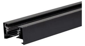 Sina monofazata pentru spoturi LED, maxim 1000W, IP20, aluminiu, 100 x 3.4 x 1.9 cm, negru