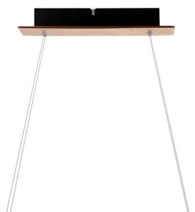 Candelabru LED SENTO suspendat pe cablu, 19W/230V, lemn