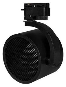 Reflector sina monofazata, LED AR111 GU10, 16W, rotatie 320 grade, inclinare verticala 90 grade, negru mat