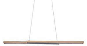 Candelabru LED SENTO suspendat pe cablu, 19W/230V, lemn
