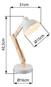 Brilagi - Lampă de masă FOCUS 1xE27/40W/230V albă
