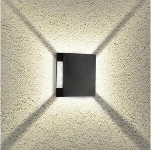 Brilagi - Aplica LED de perete pentru exterior QUADRAY LED/4W/230V neagră IP65