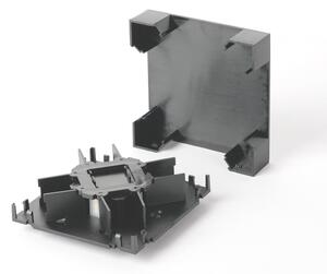 Brilagi - Aplica LED de exterior QUADRAY, 4W, 230V, antracit, IP65