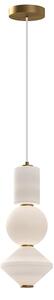 Alora Mood ALM-BIJOU-P3-GD - Lustră LED BIJOU suspendată pe cablu, 20 W, 230 V, 3000 K, auriu