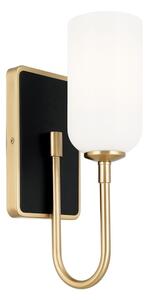 Kichler KL-SOLIA-1W-CPZB - Lampă de baie LED SOLIA, 1xG9/3W/230V, IP44, auriu