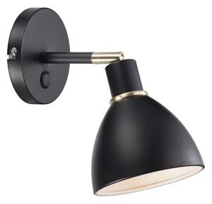 Nordlux - Aplica de perete RAY 1xE14/25W/230V, negru