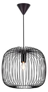 Nordlux - Pendul pe cablu BERONI 1xE27/60W/230V negru, diam. 40 cm