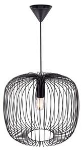 Nordlux - Pendul pe cablu BERONI 1xE27/60W/230V negru, diam. 40 cm