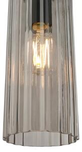 Nordlux - Lampă suspendată pe cablu MIELLA, 1xE27/25W/230V, fumurie