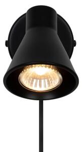 Nordlux - Aplică de perete EIK 1xGU10/35W/230V neagră