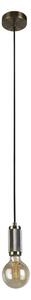 Searchlight 77651AB - Pendul suspendat pe cablu SUSPENSION 1xE27/60W/230V alamă
