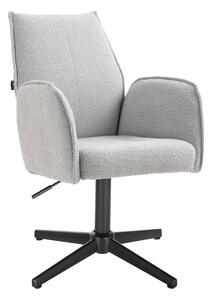 HR280CROSS Scaun Gri Boucle cu Bază Neagră
