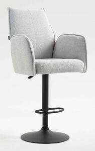 HR280W Scaun Gri Boucle cu Bază Neagră
